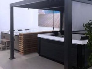 4 Metre Electrical Blind for Gazebo Pergolas