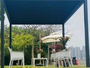 Sunhut 3m x 3m Electrical Pergola Gazebo
