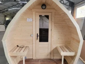 Leaf Shaped Sauna (W-2.25m, L-2.80m, H-2.50m)