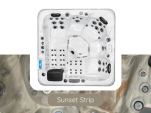 Aurora Twin Lounger 5 Person Spa (LAST ONE IN COLOUR)