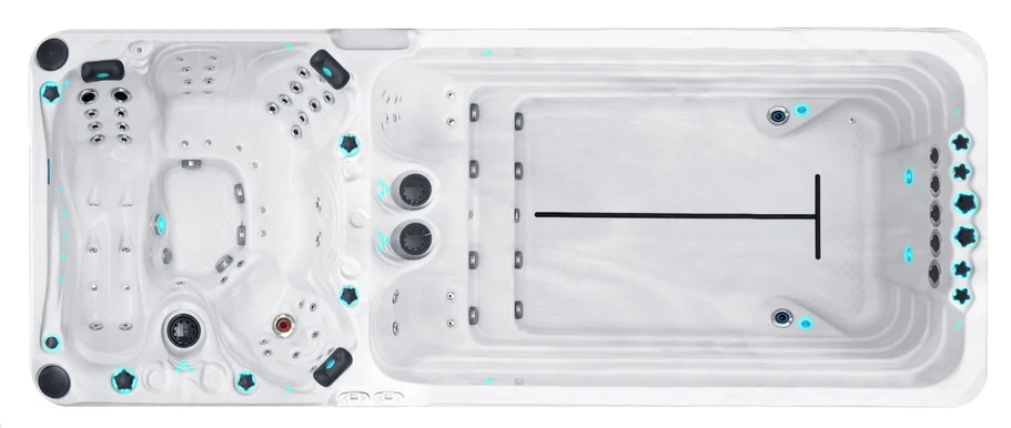 Proteus 6 Deep Swim Lifestyle Pro viewed from above