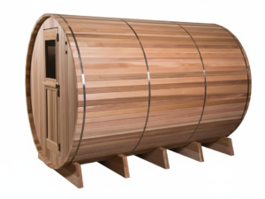 The Cedar Retreat Grandview 6 Person Outdoor Barrel Sauna exterior